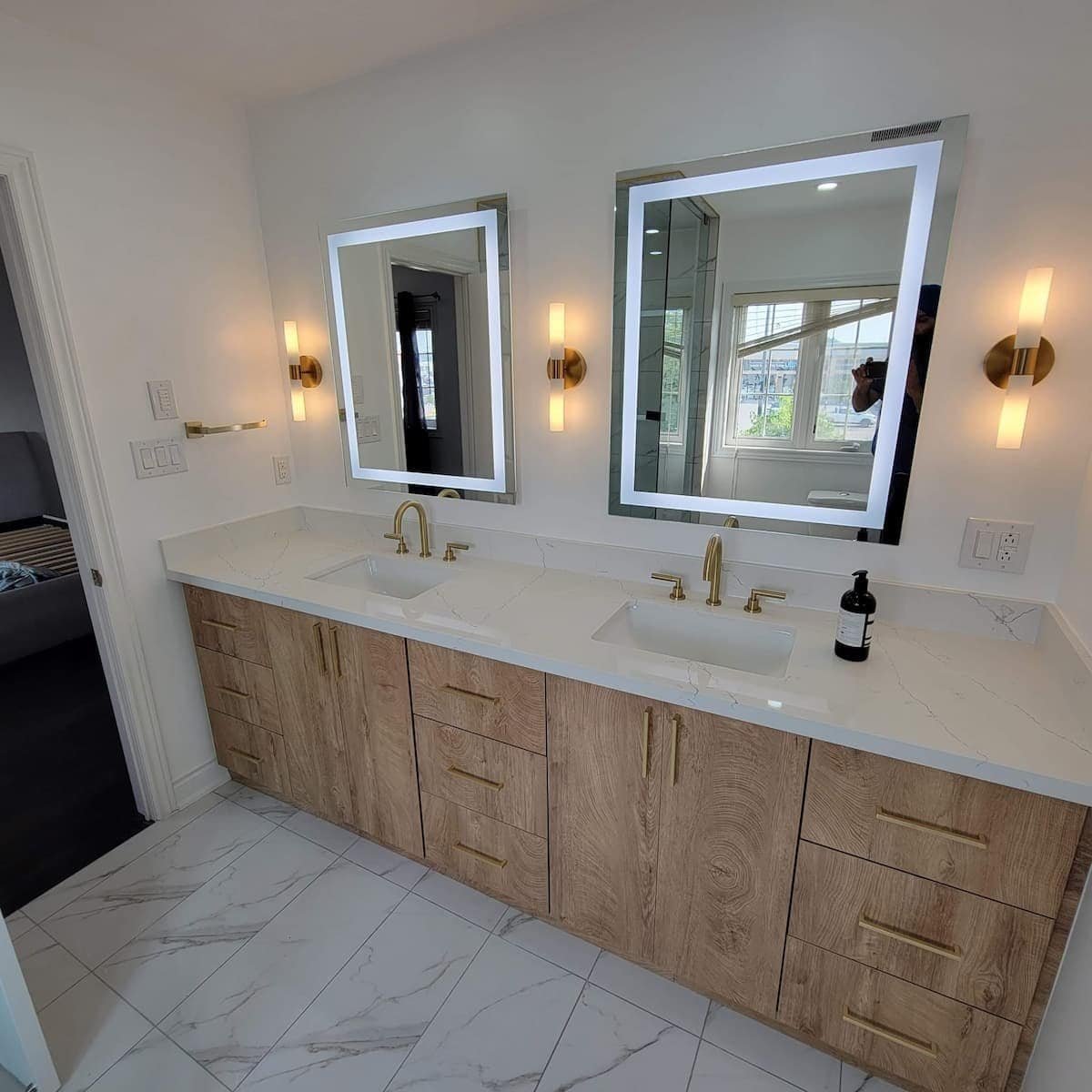Bathroom Double Vanity Renovation Brampton